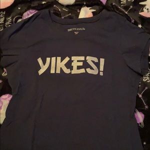 Navy blue graphic tee